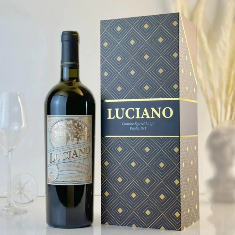 Vang Ý Luciano Semi Dolce Puglia 10,5%