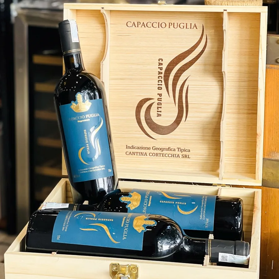Rượu Vang Ý Capaccio Puglia Negroamaro 16.5%
