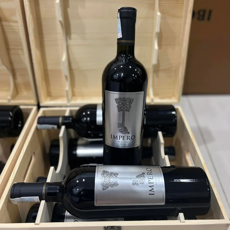 Rượu Vang Ý Impero Negroamaro Sangiovese Puglia 14,5%