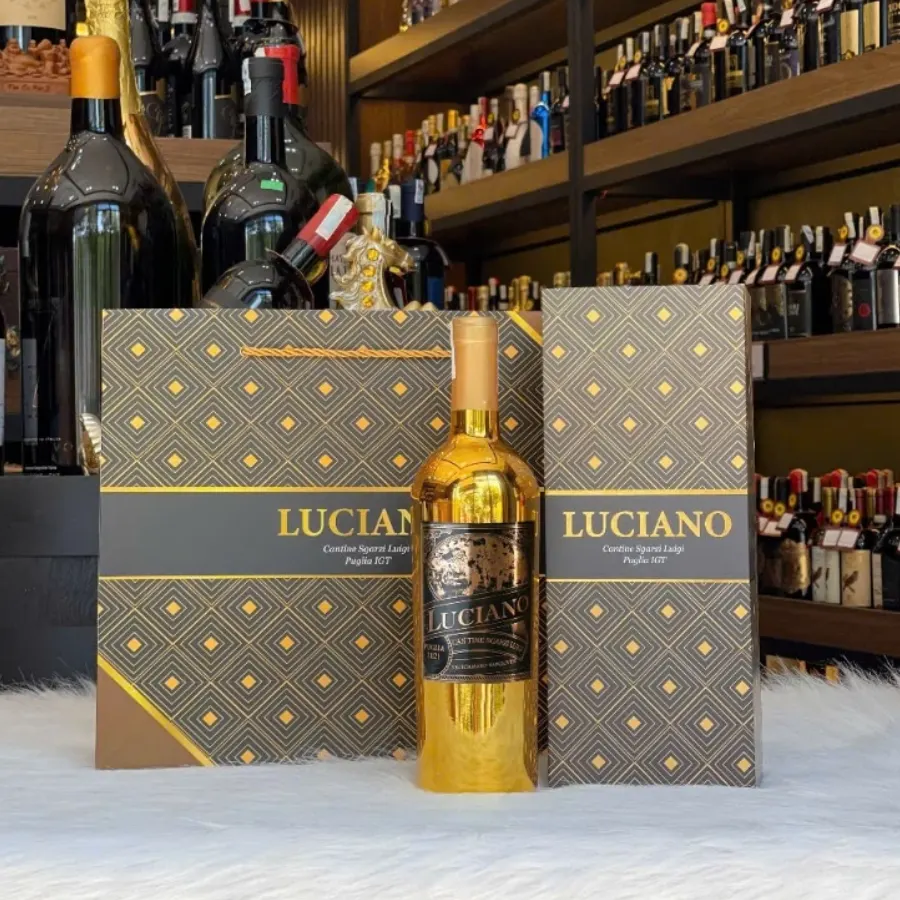 Vang Ý Luciano Puglia Gold 14%