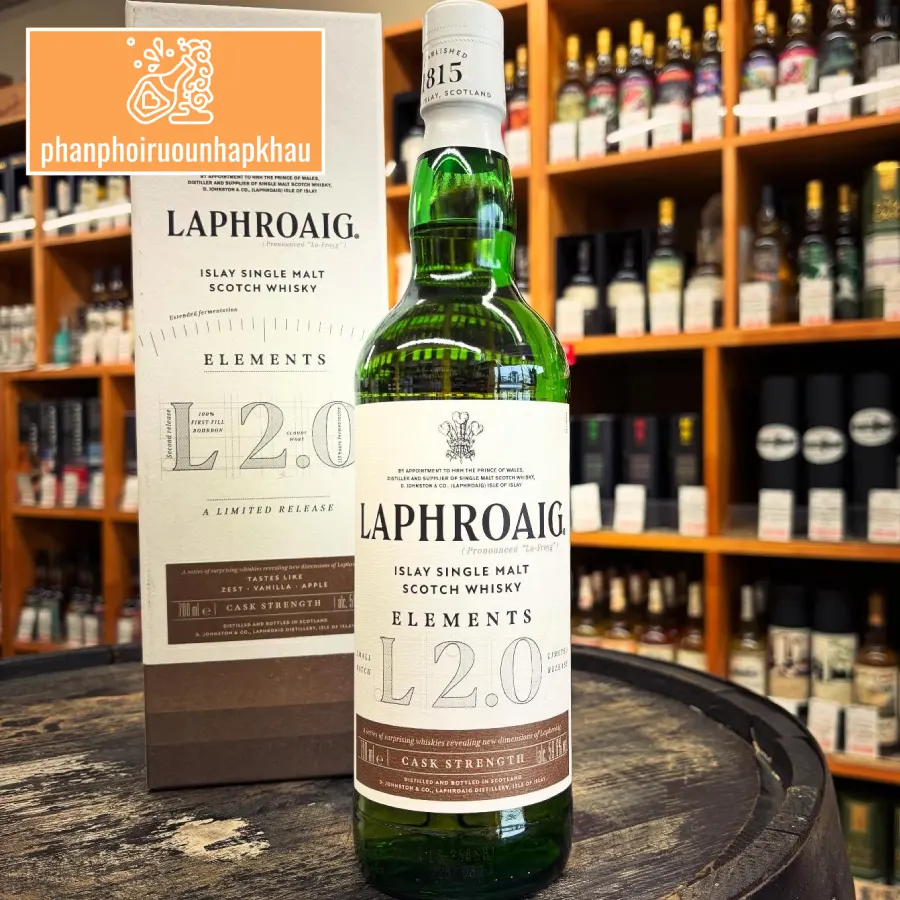 Những điểm đặc biệt trong quy trình sản xuất rượu Laphroaig Elements 2.0