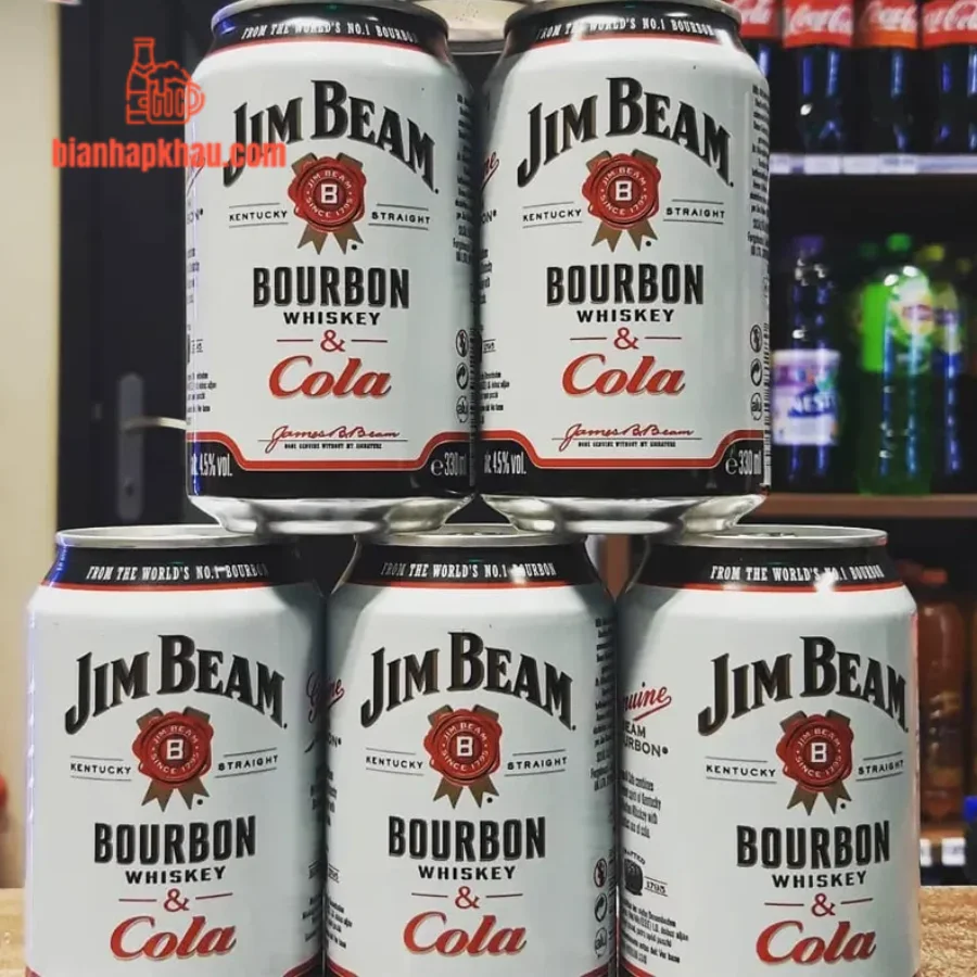 Giới thiệu về rượu Jim Beam Whisky Cola