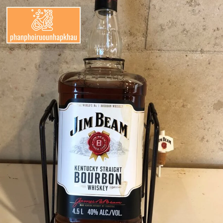 Giới thiệu về rượu Jim Beam 4 5L