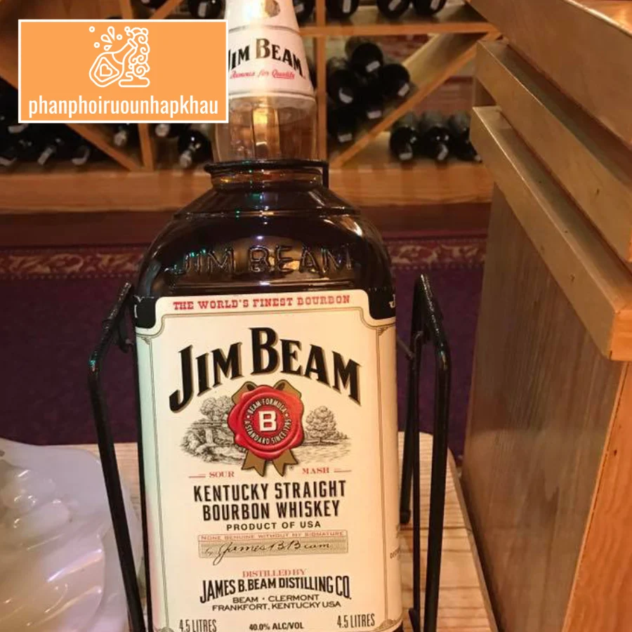 Hương vị độc đáo của rượu Jim Beam 4 5L