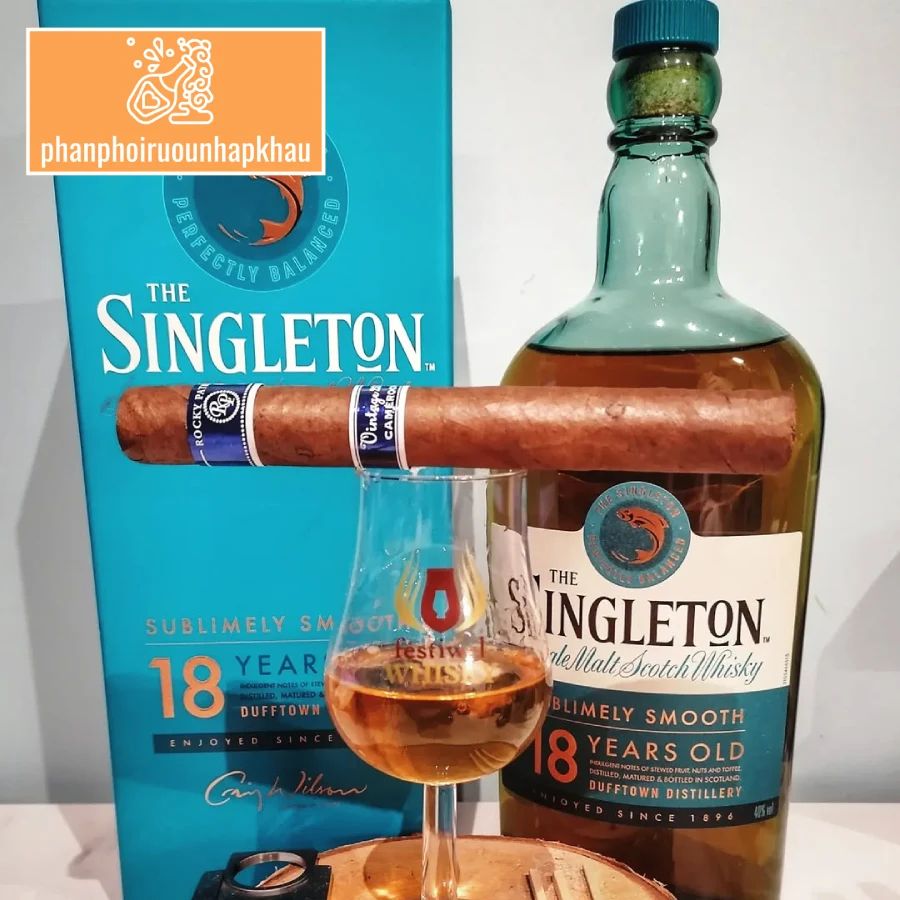 Công thức Cocktail hoàn hảo từ rượu Singleton 18 hộp quà 2023