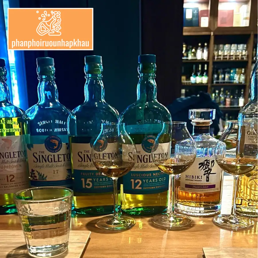 Cách thưởng thức rượu Singleton 12 hộp quà 2025