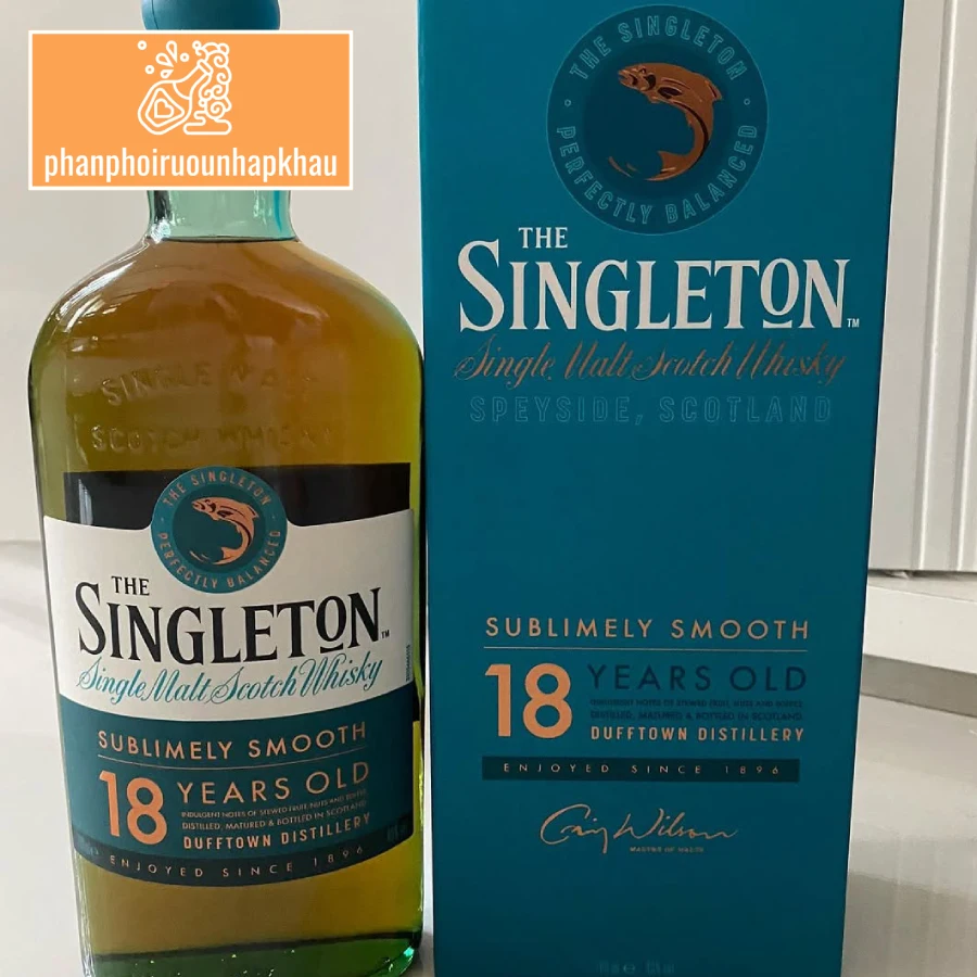 Hương vị độc đáo của rượu Singleton 18 hộp quà 2023
