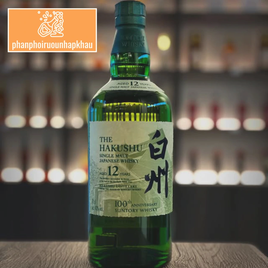 Giới thiệu về rượu Hakushu 12 100th Anniversary