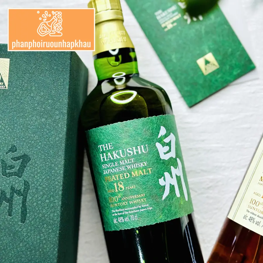 Hương vị độc đáo của rượu Hakushu 18 Peated Malt