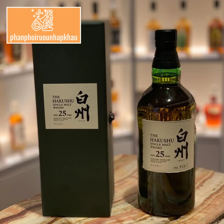 Quy trình sản xuất đặc biệt của rượu Hakushu 25