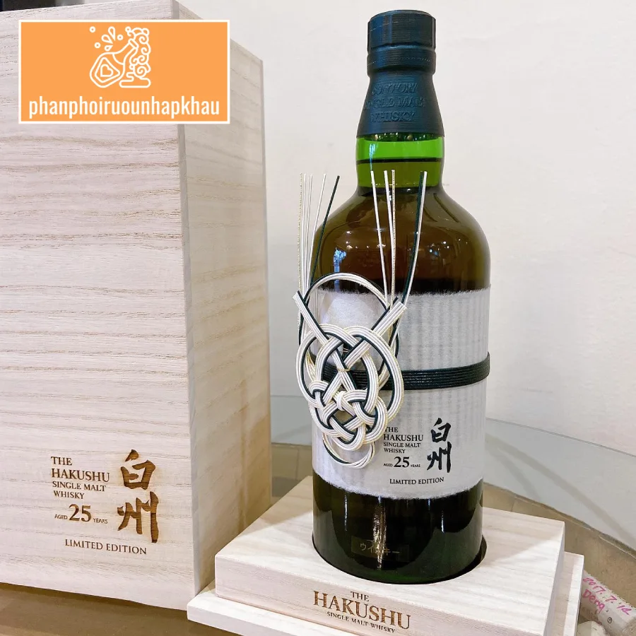 Giới thiệu về rượu Hakushu 25 Limited Edition