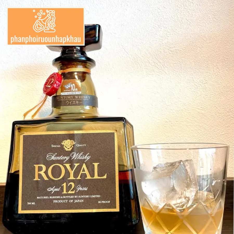 Giới thiệu về rượu Suntory Whisky Royal Aged 12 Years
